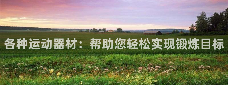 风速体育官网下载平台注册要钱吗安全吗：各种运动器材：帮助您轻